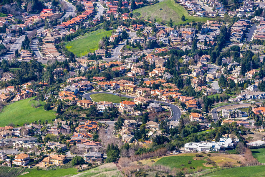 aerial-view-of-a-residential-neighborhood